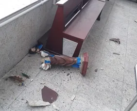 Imagem ilustrativa da imagem Mulher que vandalizou igreja em Vitória é encontrada e liberada