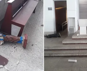 Imagem ilustrativa da imagem Paróquia Santa Rita de Cássia é alvo de vandalismo em Vitória