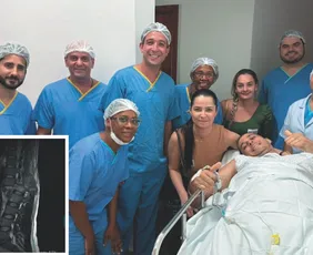 Imagem ilustrativa da imagem Piloto que ficou sem andar passa por tratamento inédito: “Voltei a ter esperança”