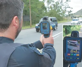 Imagem ilustrativa da imagem Polícia flagra carro a 142 km/hora na BR-101