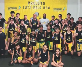 Imagem ilustrativa da imagem Projeto “Luta Pelo Bem” ensina mais de 200 atletas