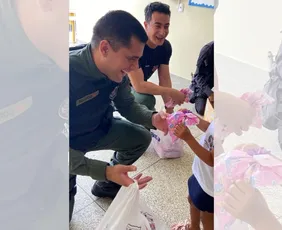 Imagem ilustrativa da imagem Servidores do CDP de Colatina doam brinquedos a alunos da rede pública