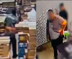 Imagem ilustrativa da imagem VÍDEO | Funcionário é preso suspeito de furtar bebidas de supermercado