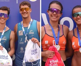 Imagem ilustrativa da imagem Vôlei de Praia: Circuito Estadual Sub-23 define os campeões da temporada 2025