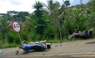 Imagem ilustrativa da imagem Acidente envolvendo duas motocicletas deixa mortos e feridos em rodovia do ES