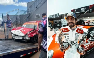 Imagem ilustrativa da imagem Caio Castro sofre acidente de carro durante treino de automobilismo no PR