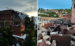 Imagem ilustrativa da imagem Chuva atinge municípios, destelha casas e causa alagamentos no ES; veja vídeos