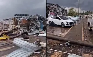 Imagem ilustrativa da imagem Ciclone causa 6 mortes e deixa mais de 400 feridos no Paraná