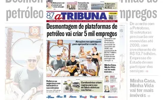 Imagem ilustrativa da imagem Confira os destaques do jornal A Tribuna deste sábado