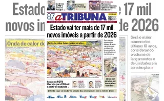 Imagem ilustrativa da imagem Confira os destaques do jornal A Tribuna deste sábado
