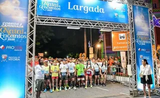 Imagem ilustrativa da imagem Corrida e Caminhada Natal de Encantos: veja como foi a prova em Vitória