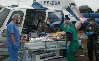 Imagem ilustrativa da imagem Idoso é resgatado de helicóptero após sofrer choque elétrico e queimaduras no ES