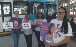 Imagem ilustrativa da imagem Mulheres pedem respeito em ônibus e terminais do ES