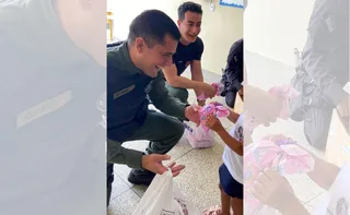 Imagem ilustrativa da imagem Servidores do CDP de Colatina doam brinquedos a alunos da rede pública