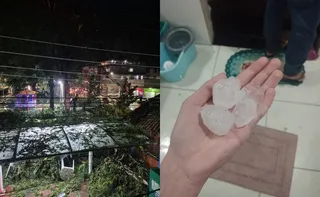Imagem ilustrativa da imagem VÍDEOS: Temporal causa estragos em várias cidades do Espírito Santo