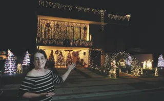 Imagem ilustrativa da imagem Vizinhos fazem disputa de casa mais decorada para o Natal