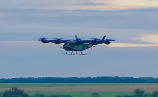 Imagem ilustrativa da imagem eVtols: Veículo voador deve chegar em 2027 às cidades brasileiras