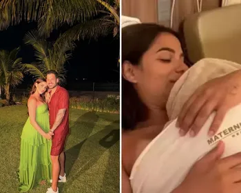 Imagem ilustrativa da imagem Nasce Rosamaria, primeira filha de capixaba Bruno Rosa com ex-BBB Key Alves