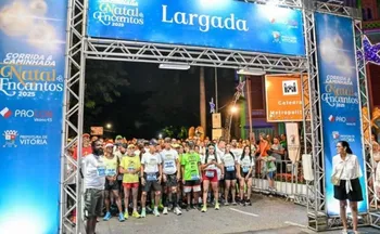 Imagem ilustrativa da imagem Corrida e Caminhada Natal de Encantos: veja como foi a prova em Vitória