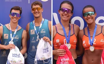 Imagem ilustrativa da imagem Vôlei de Praia: Circuito Estadual Sub-23 define os campeões da temporada 2025