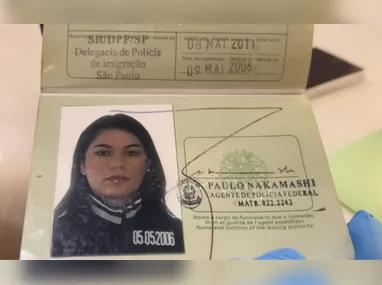 Naysa Kayllany da Costa Borges Nogueira, de 22 anos, ao lado do pai