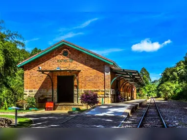 Imagem ilustrativa da imagem Até cinema em antiga estação ferroviária de Alfredo Chaves