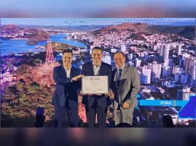 Vista geral de Vitória: capital ficou em primeiro lugar na categoria de municípios acima de 100 mil habitantes