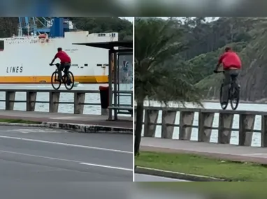 No vídeo, Spencer aparece em um restaurante na Eseada do Suá, em Vitória, provando a moqueca