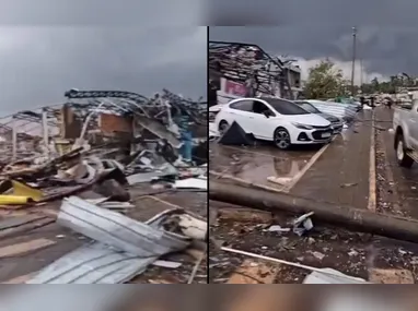 Ventos chegaram a 250 km/h em Rio Bonito do Iguaçu e seis pessoas morreram