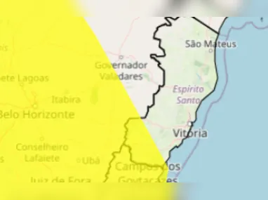 Imagem ilustrativa da imagem Cidades do ES recebem alertas para chuvas intensas neste domingo