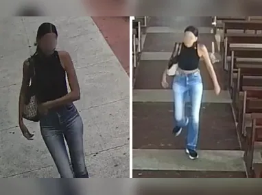 Imagem ilustrativa da imagem Polícia pede ajuda para identificar mulher que vandalizou paróquia em Vitória