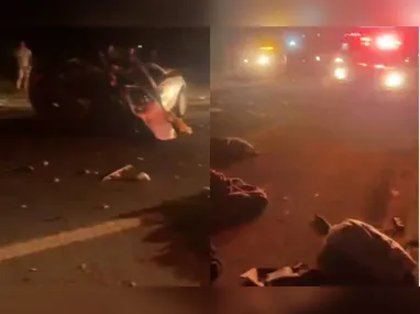 Família morreu em um acidente na madrugada desta quarta-feira