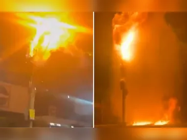 Corpo de Bombeiros em solenidade de aniversário da corporação