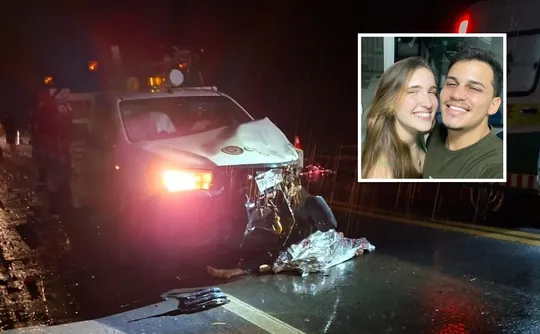 Imagem ilustrativa da imagem Casal morre após moto colidir com caminhonete no Norte do ES