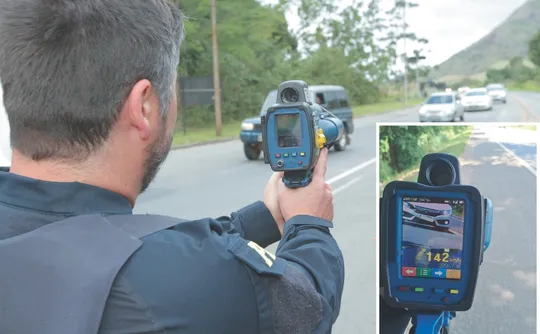 Imagem ilustrativa da imagem Polícia flagra carro a 142 km/hora na BR-101