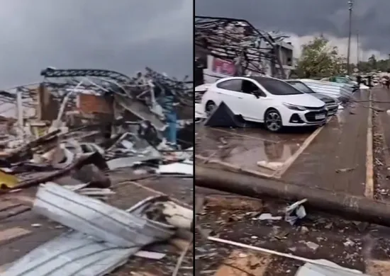 Imagem ilustrativa da imagem Passagem de ciclone mata 6 e afeta ao menos 86 cidades do Sul e Sudeste