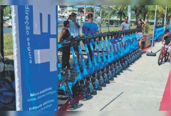 Patinetes compartilhados