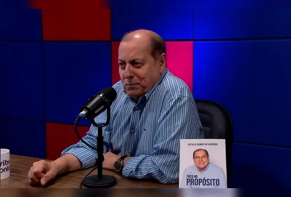 Getulio Gomes de Azevedo apresentou seu livro “Foco no Propósito” em entrevista ao Estúdio Tribuna Online