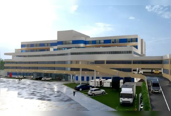 Projeto em 3D do Hospital do Câncer