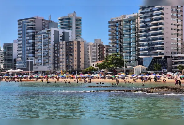 Vista de Guarapari: movimento já começou a se intensificar