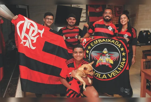 RUBRO-NEGROS se reuniram em Vila Velha na expectativa pelos possíveis  títulos do Flamengo nesta semana