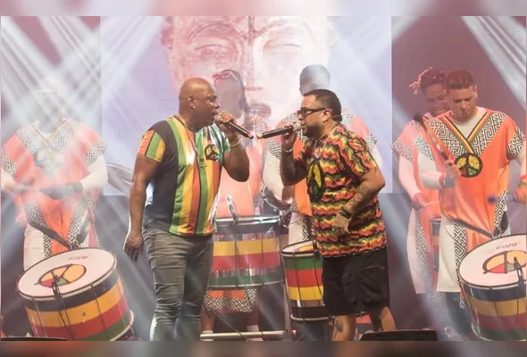 Olodum vai cantar sucessos como “Faraó Divindade do Egito”, “Vem Meu Amor” e “Ginga Olodum”