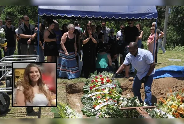 Íris Rocha estava grávida quando foi morta. Cleilton, seu ex-namorado, vai a julgamento. Enterro gerou comoção