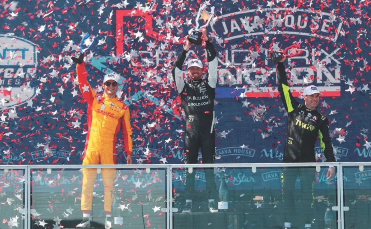 Imagem ilustrativa da imagem Kirkwood vence em Arlington e vira líder na Fórmula Indy