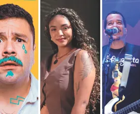 Imagem ilustrativa da imagem André Lellis, stand-up com Serginho Lacerda e mais: veja a programação cultural