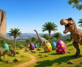 Imagem ilustrativa da imagem Cachoeiro estuda a implantação de um parque temático de dinossauros na cidade