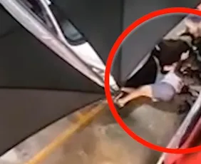 Imagem ilustrativa da imagem Capitão da PM é detido após invadir via interditada por obra em Vila Velha