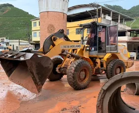 Imagem ilustrativa da imagem Chuva provoca alagamentos após transbordamento de córrego em Muniz Freire