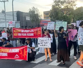 Imagem ilustrativa da imagem Estudantes do Ifes protestam contra tentativa de assédio em Vitória