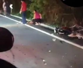 Imagem ilustrativa da imagem Motociclista morre em acidente com carro na BR-381 em São Mateus